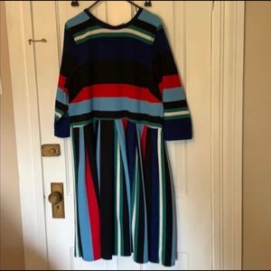 Eloquii striped sweater dress